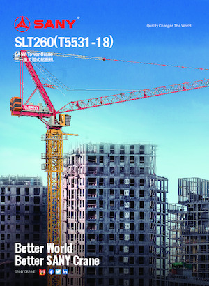 Toranjski kranovi - Grana kolica - Okretna na vrhu Sany SLT260 