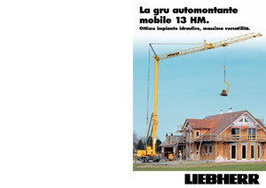 Toranjski kranovi - Grana kolica - Okretanje na dnu Liebherr 13 HM