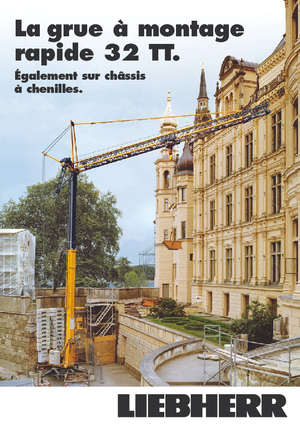 Toranjski kranovi - Grana kolica - Okretanje na dnu Liebherr 32 TT - 2,5-FU