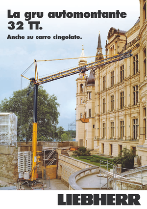 Toranjski kranovi - Grana kolica - Okretanje na dnu Liebherr 32 TT - 2,5-FU