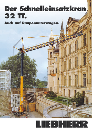 Toranjski kranovi - Grana kolica - Okretanje na dnu Liebherr 32 TT - 2,5-FU