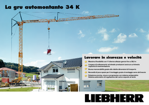 Toranjski kranovi - Grana kolica - Okretanje na dnu Liebherr 34 K-2,5m