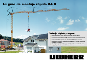 Toranjski kranovi - Grana kolica - Okretanje na dnu Liebherr 34 K-2,5m