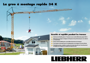 Toranjski kranovi - Grana kolica - Okretanje na dnu Liebherr 34 K-2,5m