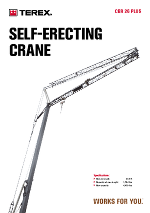 Toranjski kranovi - Grana kolica - Okretanje na dnu Terex Comedil (Zeppelin) CBR 26 Plus