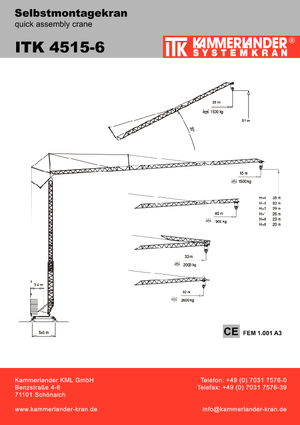 Toranjski kranovi - Grana kolica - Okretanje na dnu ITK ITK 4515-6