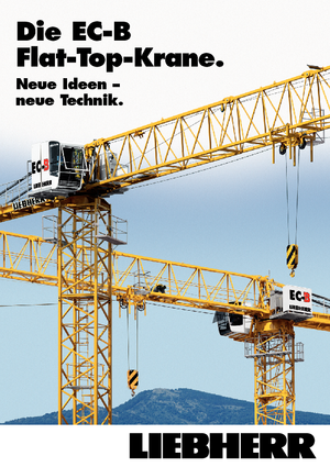 Toranjski kranovi - Grana kolica - Okretna na vrhu Liebherr 250 EC-B 12 Litronic