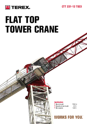 Toranjski kranovi - Grana kolica - Okretna na vrhu Terex Comedil (Zeppelin) CTT 231-12