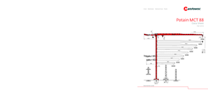 Toranjski kranovi - Grana kolica - Okretna na vrhu Potain MCT 88-5 t