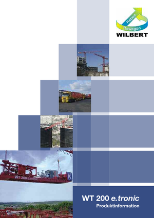 Toranjski kranovi - Grana kolica - Okretna na vrhu Wilbert WT 200 e.tronic