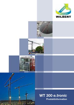 Toranjski kranovi - Grana kolica - Okretna na vrhu Wilbert WT 300 e.tronic