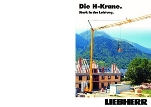 Toranjski kranovi - Grana kolica - Okretanje na dnu Liebherr 13 H