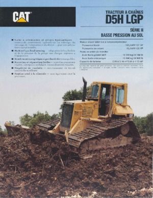 Buldožeri Caterpillar D 5 H II LGP