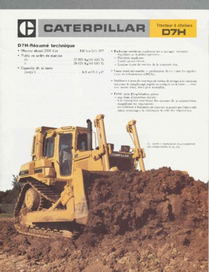 Buldožeri Caterpillar D 7 H DPS