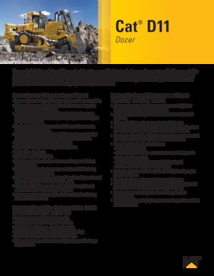 Buldožeri Caterpillar D11