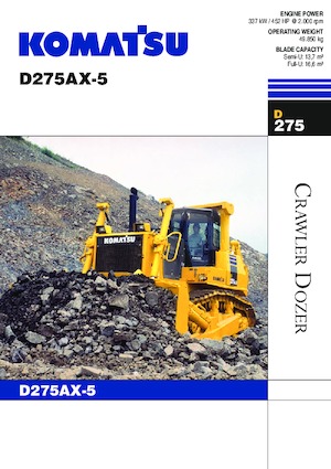 Buldožeri Komatsu D275AX-5 