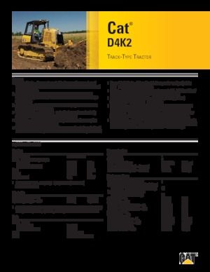 Buldožeri Caterpillar D4K2 XL