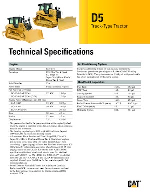 Buldožeri Caterpillar D5 LPG VPAT