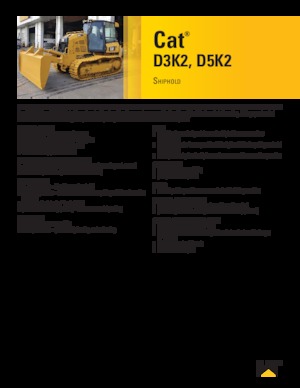 Buldožeri Caterpillar D5K2 XL SHIPHOLD/PORT HANDLING