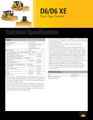Buldožeri Caterpillar D6