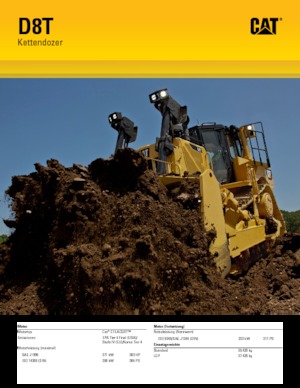Buldožeri Caterpillar D8T