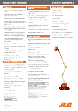 Zglobna podizna platforma na kotačima JLG 450 AJ Serie II