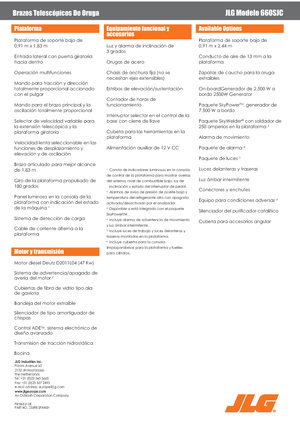 Teleskopska podizna platforma na kotačima JLG 660SJC