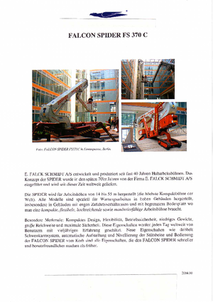 Teleskopska podizna platforma na kotačima Worldlift Industries AS - Rothlehner FS 370 C