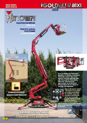 Zglobna podizna platforma na gusjenicama Hinowa Goldlift 17.80 XL IIIS
