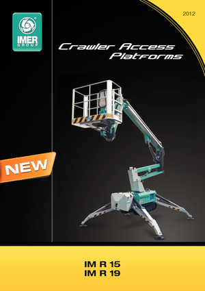 Zglobna podizna platforma na gusjenicama Imer IM R 15