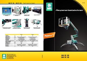 Zglobna podizna platforma na gusjenicama Imer IM R 15