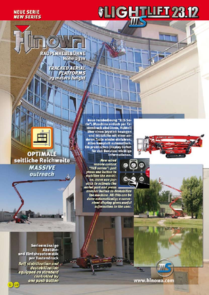 Zglobna podizna platforma na gusjenicama Hinowa Lightlift 23.12 VA IIIS