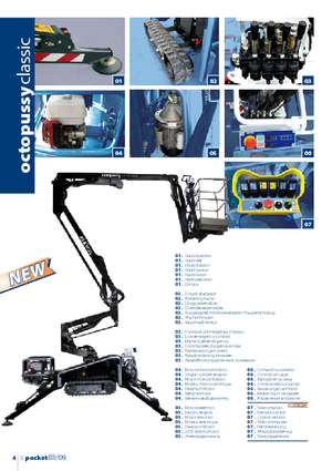 Zglobna podizna platforma na gusjenicama Oil & Steel Octopussy 1401 Classic