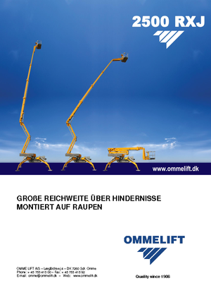 Zglobna podizna platforma na gusjenicama OMMELIFT 2500 RBDXJ