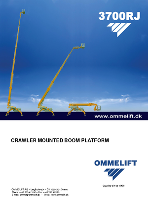 Teleskopska podizna platforma na kotačima OMMELIFT Omme 3700RBDJ