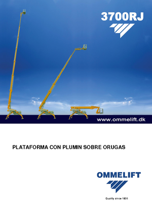 Teleskopska podizna platforma na kotačima OMMELIFT Omme 3700RBDJ