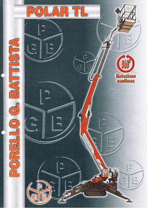 Zglobna podizna platforma na gusjenicama Porello Polar TL 14,5