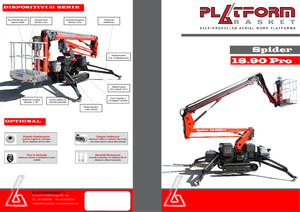 Zglobna podizna platforma na gusjenicama Basket Spider 18.90 Pro