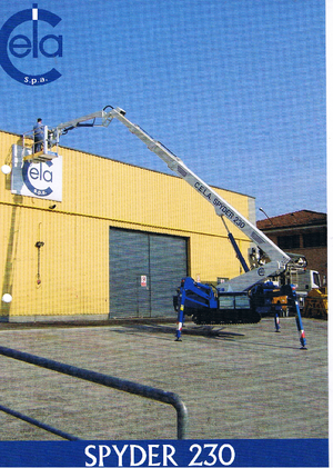 Teleskopska podizna platforma na kotačima CELA Spyder 230