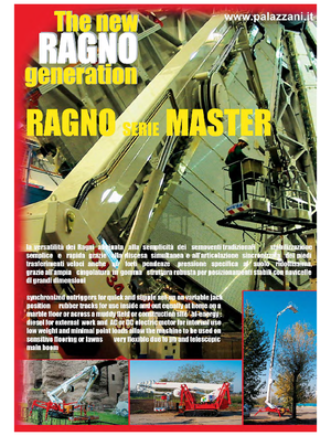 Teleskopska podizna platforma na kotačima Palazzani TSJ 39