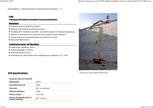 Zglobna podizna platforma na gusjenicama JLG X19J