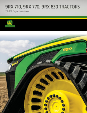 Traktori na gusjenicama John Deere 9RX 830 
