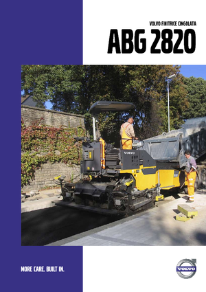 Asfaltni finišeri na gusjenicama Volvo ABG2820