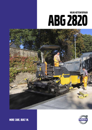 Asfaltni finišeri na gusjenicama Volvo ABG2820