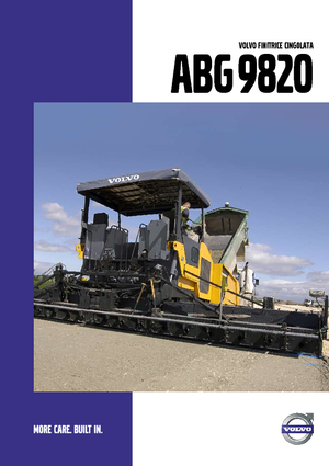 Asfaltni finišeri na gusjenicama Volvo ABG9820