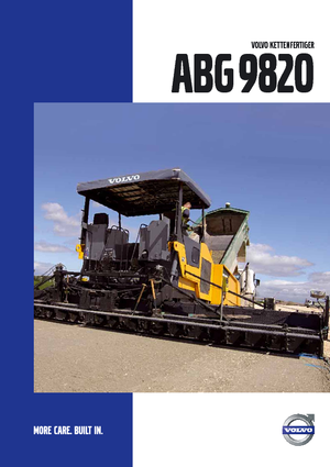 Asfaltni finišeri na gusjenicama Volvo ABG9820