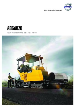 Asfaltni finišeri na gusjenicama Volvo ABG6820