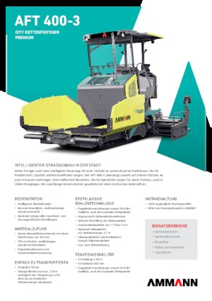 Asfaltni finišeri na gusjenicama Ammann AFT 400-3