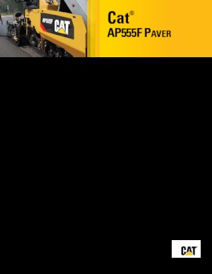 Asfaltni finišeri na gusjenicama Caterpillar AP555F