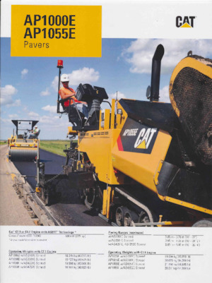 Asfaltni finišeri na gusjenicama Caterpillar AP1000E